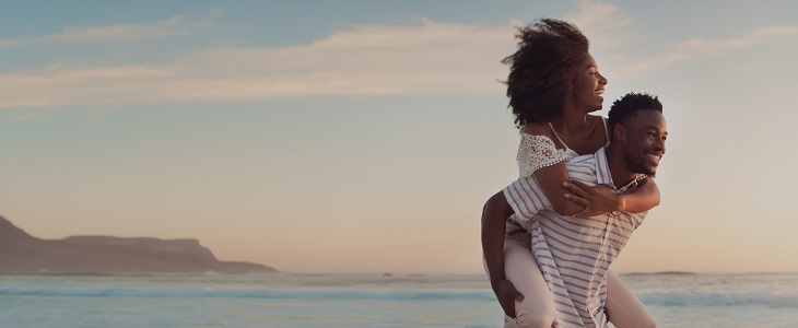 Couple sur la plage